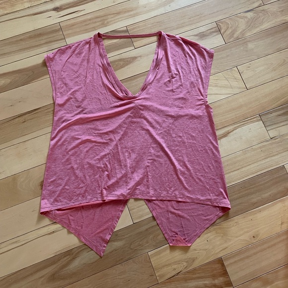 Pink V-Neck Women Top - Picture 1 of 3